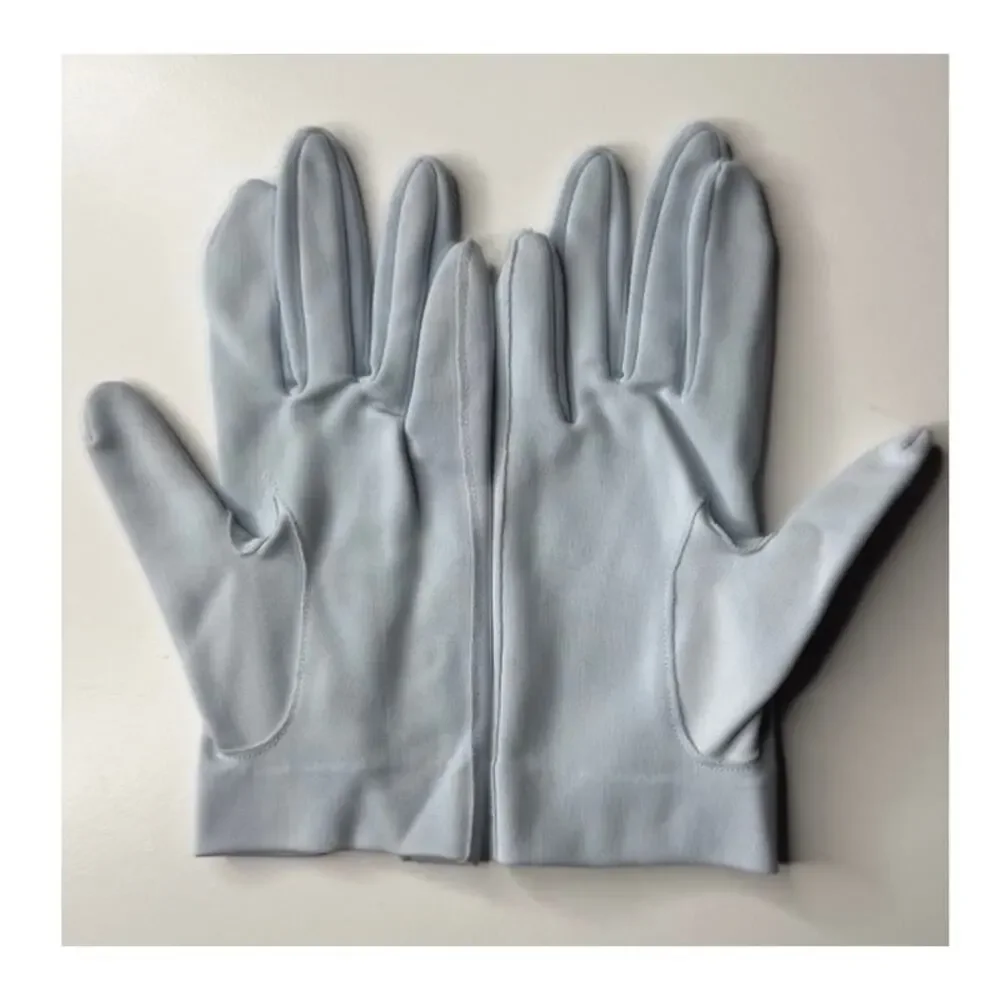 Vintage 1950s 60s Ladies Dress Gloves 3 Pair Lot Blue, Ivory White Small